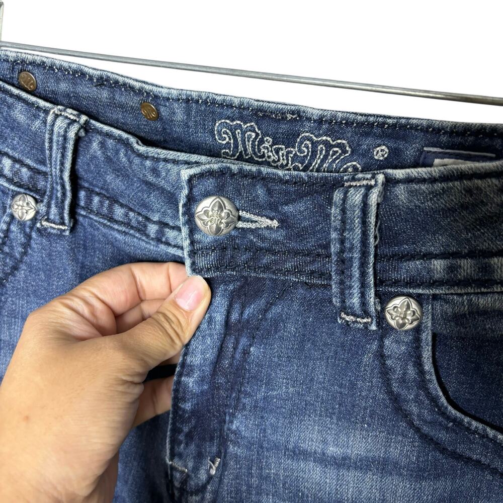 Miss Me JB6200P Boyfriend Capri Jeans Women's Size 28 - Picture 3 of 14